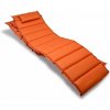 Divero 29897 Sada 2x polstrovania na lehátko - oranžová