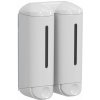 MARPLAST SHOWER MEDIUM dvojitý dávkovač tekutého mydla 2x250ml, biela A94801