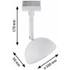 Paulmann URail Hemi LED bodové svetlá 3 000K biela - 95509