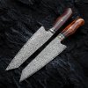 IZMAEL Damaškový kuchynský nôž MASTERPIECE Tenchi Hnedá 20.3 cm