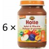 Holle Bio jablko a slivka 6 x 190 g