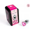 Secret Play Metal Butt Plug Fuchsia Heart Small Size 7 Cm