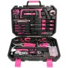 SX3027 LADY - sada náradia HOME PINK, 128 kusov - SIXTOL