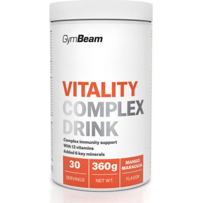 GymBeam Vitality Complex Drink 360 g mango marakuja