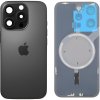 Apple iPhone 16 Pro - Sklo Zadného Krytu / Housingu + Sklíčka Kamery + MagSafe Magnetický Krúžok (Čierny titán / Black Titanium) - Original Apple