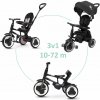 QPLAY Trojkolka Rito eva plus Black, vek 10-72 mesiacov