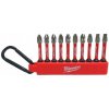 Milwaukee 4932492939 Sada bitů SHOCKWAVE karabina 2 (10 ks) 4xPH2, 4xPZ2, 1xTX20, 1xTX25