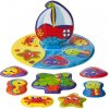 Playgro Plávajúce puzzle do vane
