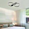 NEDES J3362/B Stropné LED svietidlo s diaľkovým ovládačom 60W, 3000K-6500K, 4300lm, IP20, čierna
