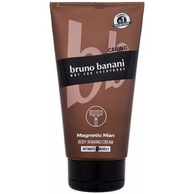 Bruno Banani Magnetic Man krém na holení s dřevitě-aromatickou vůní 150 ml pro muže