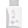 BELISIMA 5-dielne posteľné obliečky Butterfly 90/120 sivé 90x120 sivá