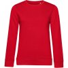 B&C Mikina B&C Inspire Crew Neck, dámská COT01W32B00403-red L Červená
