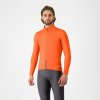 CASTELLI Cyklistická zateplená bunda - PERFETTO AIR - oranžová 3XL