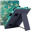 Fortress FT4014 Premium - púzdro so stojanom pre Amazon Kindle Paperwhite 5 (2021) - motív Blue Garden, magnet, AutoSleep (Obal Fortress FT4014 Premium na Amazon Kindle Paperwhite 5 (2021), magnet, vr