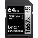 Lexar SDXC UHS-II 64GB LSD64GCB1667