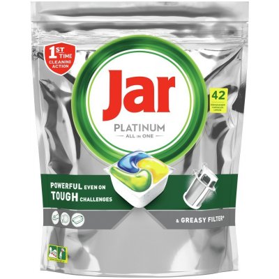 JAR Platinum All in One Lemon kapsuly do umývačky riadu 42 ks