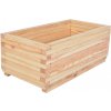 ROJA Kvetináč obdĺžnikový - VEĽKÝ - štyri centimetre - 71,5 × 32 × 25 cm - 30 cm - 40 cm - 15 kg - prírodná, transparentná impregnácia - 80 cm - borovice Rojaplast
