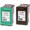 Tinta HP 338 black (C8765EE) + HP 343 color (C8766EE) - kompatibilný
