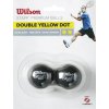 Squashová loptička Wilson STAFF SQUASH 2 BALL DBL YEL DOT žltá,čierna