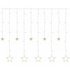 EMOS SK s.r.o. LED vianočný záves – hviezdy, 185x105 cm, vnútorný, teplá biela - DCGW12