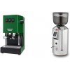 Gaggia New Classic E24, green + La Pavoni Cilindro