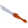 LEAN TOYS Svetelný meč Tiger - oranžový