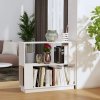 Regál VidaXL 80 x 25 x 70 cm biely