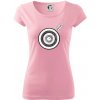 Terč na lukostreľbu - Dámske tričko Pure - M ( Ružová )