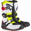 boty TECH TRIAL, ALPINESTARS (bílá/červená/žlutá fluo/černá, vel. 405)