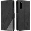 Knižkové puzdro Rhombus čierne – Sony Xperia 10 IV
