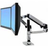 ERGOTRON LX REDESIGN DUAL ARM, POLE MOUNT, Pro 2 LCD, nebo 1LCD a NOTEBOOK, Polished Aluminum 45-248-026 Ergotron