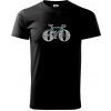 Narodeniny 60 rokov na bicykli - Klasické pánske tričko vyššej gramáže - M ( Čierna )