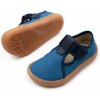 Froddo DETSKÉ BAREFOOT PLÁTENKY FRODDO CANVAS T-BAR - DENIM Veľkosť: 22, Vnútorná dĺžka topánky v cm: 14.8, Vnútorná šírka topánky v cm: 6.1