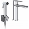 Ravak Chrome II umývadlová batéria s bidetovou sprškou bez výpuste Chróm+Cleaner Chrome X070450