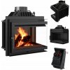 Vzduchový krb Kratki Simple pravý BS 8 kW fi 200 mm