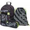 Školský batoh Baagl skate Grey - 3 kusy