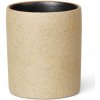 Pohár na zubné kefky BON 6,5 cm, piesková, porcelán, ferm LIVING