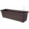 Plastia Samozavlažovací truhlík Bergamot 80 x 20 x 17 cm čokoláda