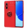 Gumený kryt RING HOLDER na Huawei Nova 9 SE - Červená
