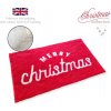 DRYBED Premium Vet Bed XMAS Merry Christmas red 150 x 100 cm