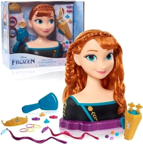 Just Play Disney’s Frozen 2 Princezná Anna Stylingová hlava Deluxe 886144328015