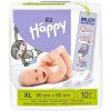 BELLA Happy detské podložky na prebaľovanie 90x60 10 ks