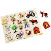 2Kids Toys Drevené puzzle Farma 14 dielikov