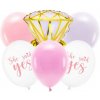 PartyDeco Balóniky latexové She said Yes! 30 cm