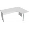 kancelársky stôl ergo ľavý 160x120 cm - GE 60 L biela