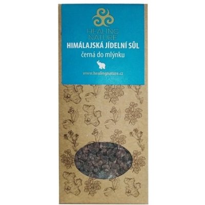 HEALING NATURE Himalájská jídelní sůl, černá DO MLÝNKU 200 g