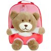 bHome Detský batoh s plyšákom Méďa ružový