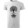 Narodeninový strom 60 - Klasické pánske tričko vyššej gramáže - 2XL ( Biela )