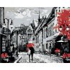 ZUTY Maľovanie podľa čísel ĽUDIA POD DÁŽDNIKOM V BUDAPEŠTI Rámovanie vypnuté plátno na rám Rozmer 80x100 cm