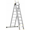 Rebrík Strend Pro DW3 Home, hliníkový, 3x8, max. 150 kg